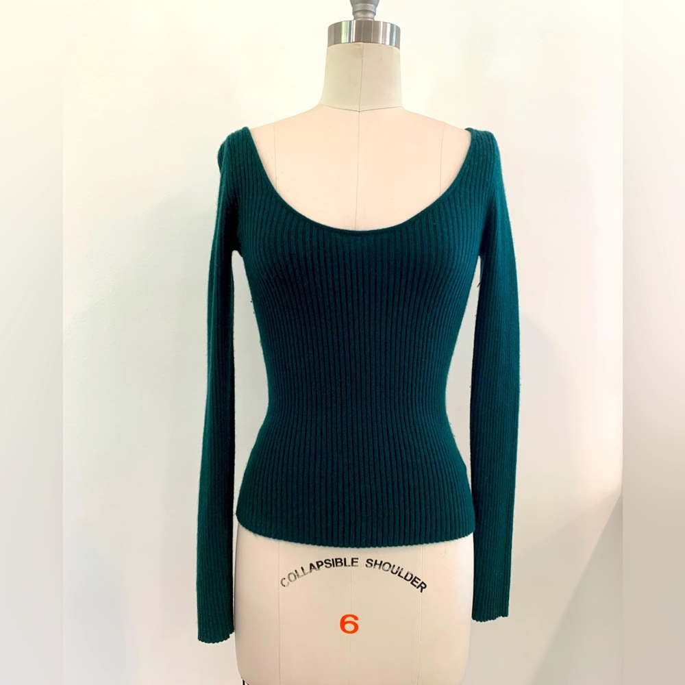 Sumptuous Emerald REFORMATION Sweater